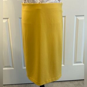 Premise Mustard Pencil Skirt